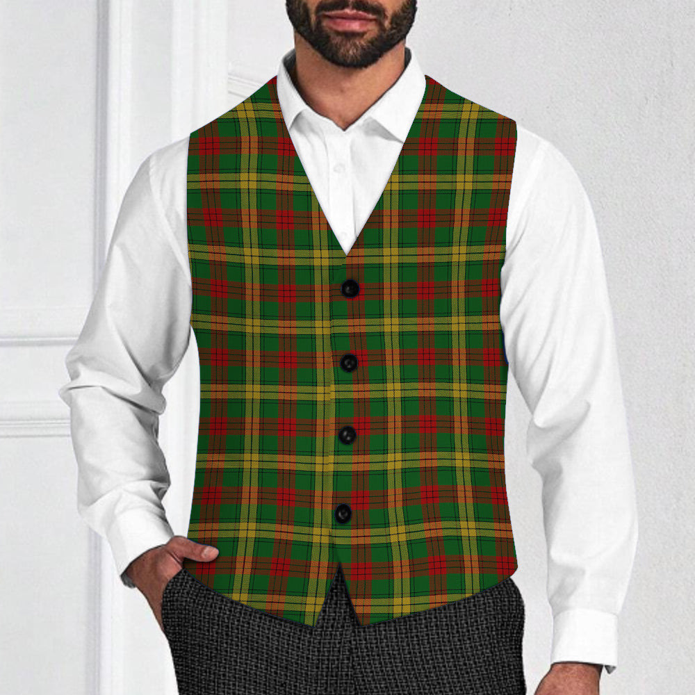 ScotsTee Shop Scottish McMillan Society of Glasgow Tartan Waistcoat Sleeveless Suit Vest