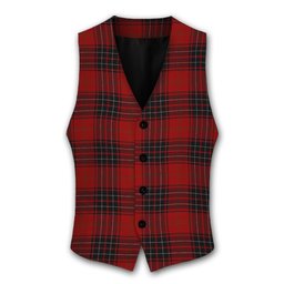 ScotsTee Shop Scottish Wemyss Tartan Waistcoat Sleeveless Suit Vest