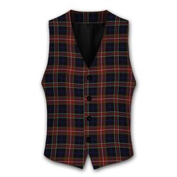 ScotsTee Shop Scottish York Region Pipe Band Tartan Waistcoat Sleeveless Suit Vest