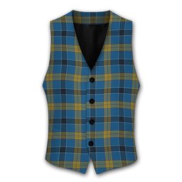 ScotsTee Shop Scottish Laing Tartan Waistcoat Sleeveless Suit Vest