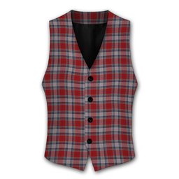 ScotsTee Shop Scottish Warden Tartan Waistcoat Sleeveless Suit Vest