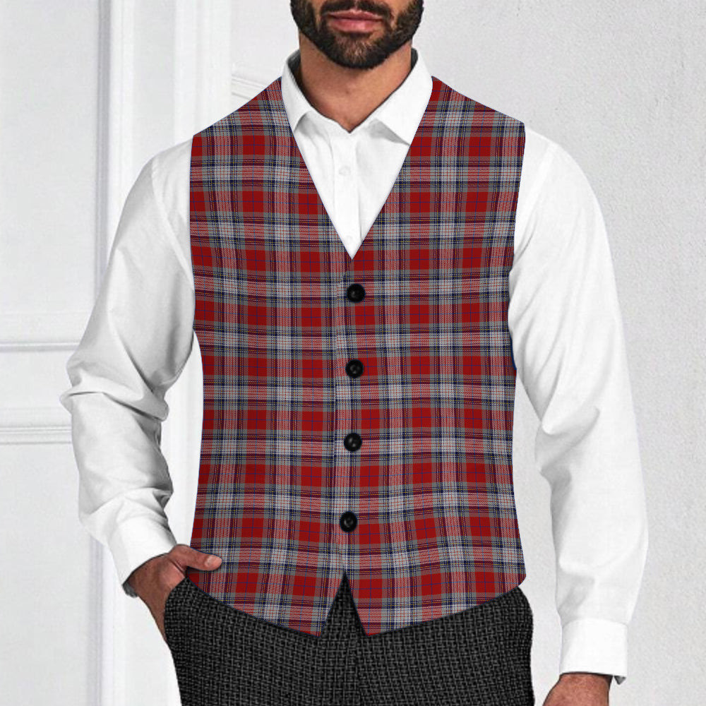 ScotsTee Shop Scottish Warden Tartan Waistcoat Sleeveless Suit Vest