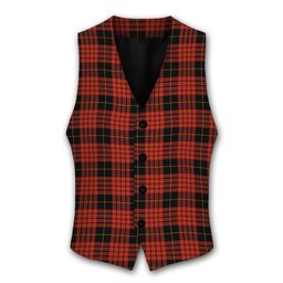 ScotsTee Shop Scottish MacQueen Ancient Tartan Waistcoat Sleeveless Suit Vest