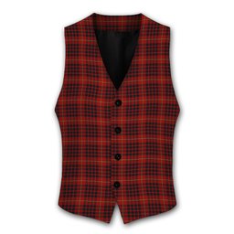 ScotsTee Shop Scottish MacDonald of Ardnamurchan Tartan Waistcoat Sleeveless Suit Vest