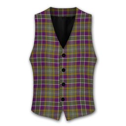 ScotsTee Shop Scottish Wexford County, Crest Range Tartan Waistcoat Sleeveless Suit Vest
