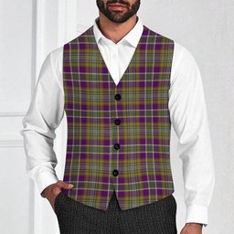 ScotsTee Shop Scottish Wexford County, Crest Range Tartan Waistcoat Sleeveless Suit Vest