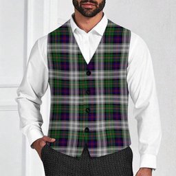 ScotsTee Shop Scottish Malcolm Dress Tartan Waistcoat Sleeveless Suit Vest