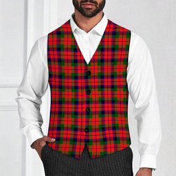 ScotsTee Shop Scottish Macnaghten Modern Tartan Waistcoat Sleeveless Suit Vest
