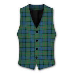 ScotsTee Shop Scottish Lauder Tartan Waistcoat Sleeveless Suit Vest