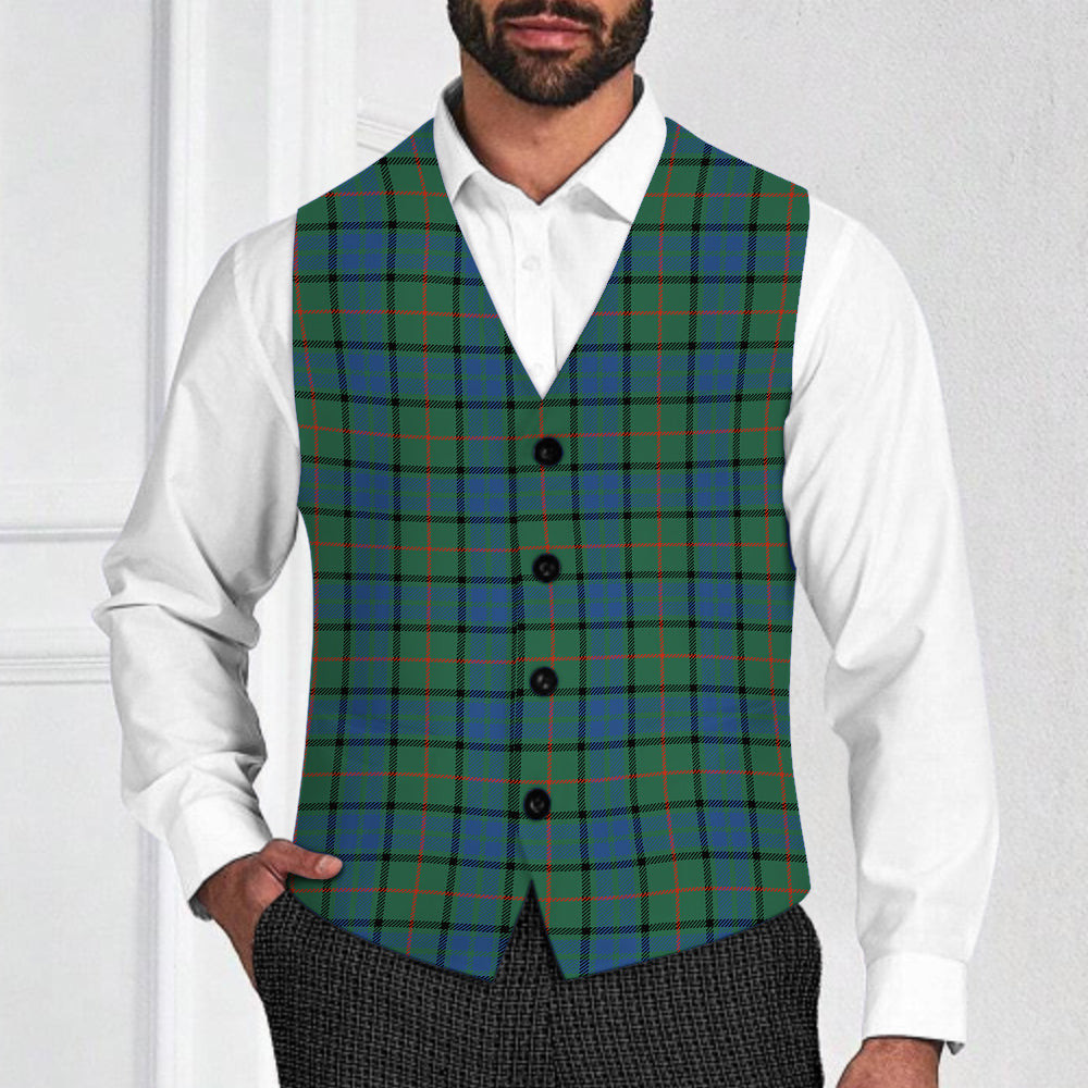 ScotsTee Shop Scottish Lauder Tartan Waistcoat Sleeveless Suit Vest