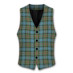 ScotsTee Shop Scottish Porterfield Tartan Waistcoat Sleeveless Suit Vest