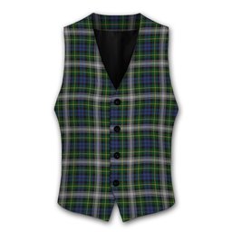 ScotsTee Shop Scottish Gordon Dress 2 Tartan Waistcoat Sleeveless Suit Vest