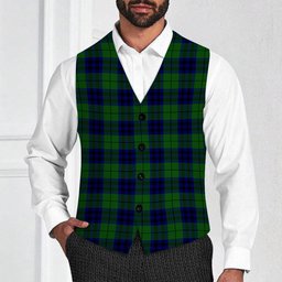 ScotsTee Shop Scottish Keith Modern Tartan Waistcoat Sleeveless Suit Vest
