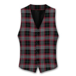 ScotsTee Shop Scottish Lindsay Hunting Modern Tartan Waistcoat Sleeveless Suit Vest