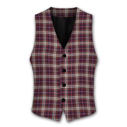 ScotsTee Shop Scottish MacFarlane Dress Tartan Waistcoat Sleeveless Suit Vest