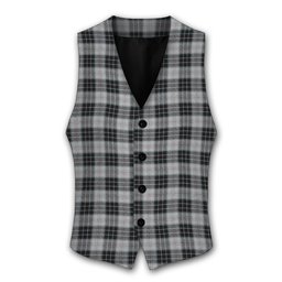 ScotsTee Shop Scottish McRae Dress Tartan Waistcoat Sleeveless Suit Vest