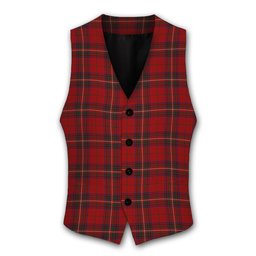 ScotsTee Shop Scottish Stewart of Rothesay 1 Tartan Waistcoat Sleeveless Suit Vest