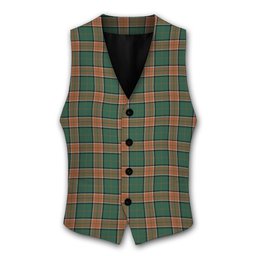 ScotsTee Shop Scottish Pollock Tartan Waistcoat Sleeveless Suit Vest