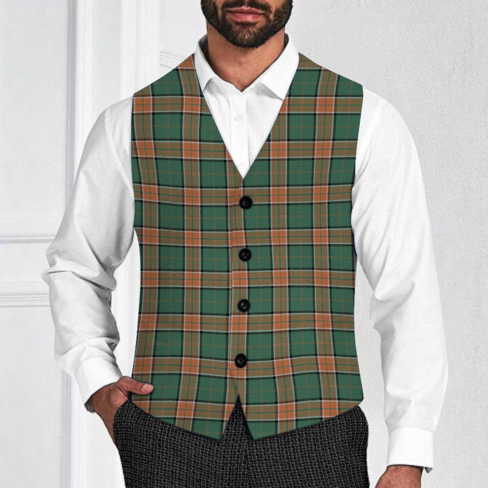ScotsTee Shop Scottish Pollock Tartan Waistcoat Sleeveless Suit Vest