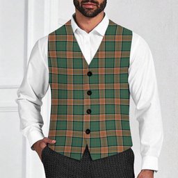 ScotsTee Shop Scottish Pollock Tartan Waistcoat Sleeveless Suit Vest