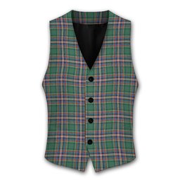 ScotsTee Shop Scottish MacFarlane Hunting Ancient Tartan Waistcoat Sleeveless Suit Vest