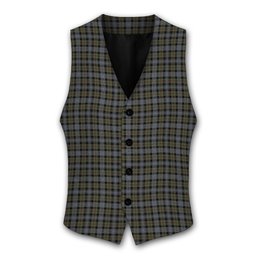 ScotsTee Shop Scottish Robertson Hunting #2 Ancient Tartan Waistcoat Sleeveless Suit Vest