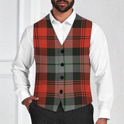 ScotsTee Shop Scottish MacLachlan Weathered Tartan Waistcoat Sleeveless Suit Vest