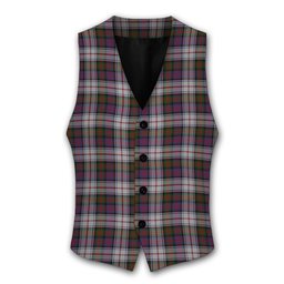 ScotsTee Shop Scottish MacDonald Dress Modern Tartan Waistcoat Sleeveless Suit Vest