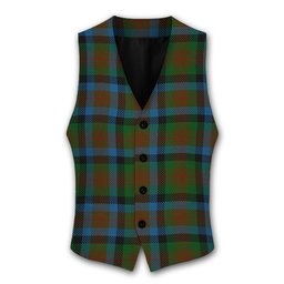 ScotsTee Shop Scottish Tennant 2 Tartan Waistcoat Sleeveless Suit Vest