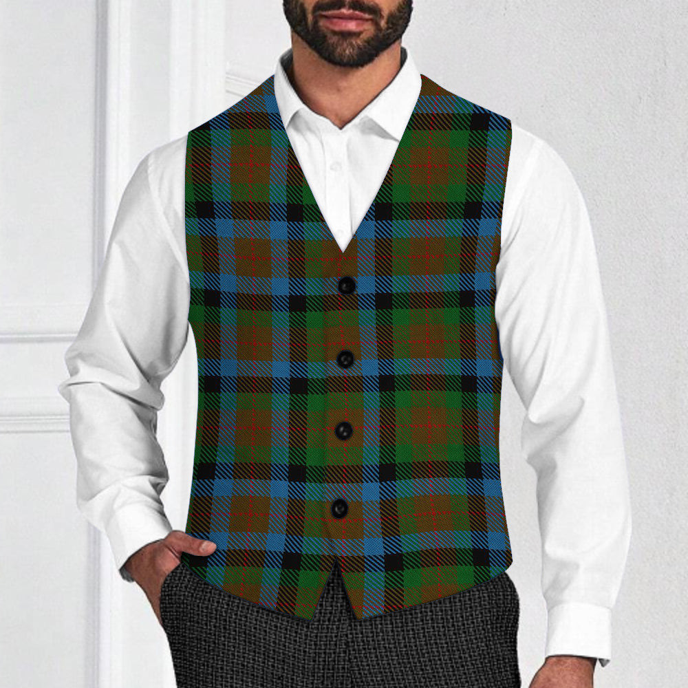 ScotsTee Shop Scottish Tennant 2 Tartan Waistcoat Sleeveless Suit Vest