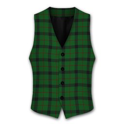 ScotsTee Shop Scottish Kincaid Tartan Waistcoat Sleeveless Suit Vest