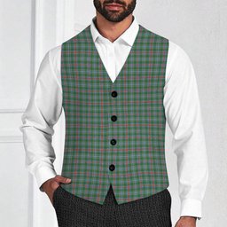 ScotsTee Shop Scottish Spence Fragment Ancient Clan Tartan Waistcoat Sleeveless Suit Vest
