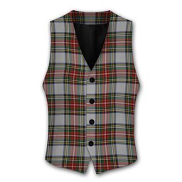 ScotsTee Shop Scottish Stewart Dress Tartan Waistcoat Sleeveless Suit Vest