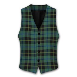 ScotsTee Shop Scottish Michaluk Tartan Waistcoat Sleeveless Suit Vest