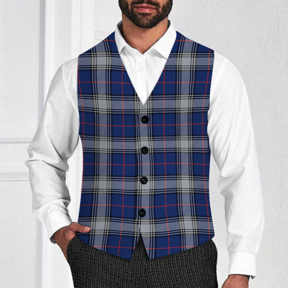 ScotsTee Shop Scottish Kinnaird Modern Tartan Waistcoat Sleeveless Suit Vest