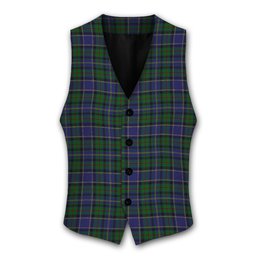 ScotsTee Shop Scottish Whitworth 2003 Tartan Waistcoat Sleeveless Suit Vest