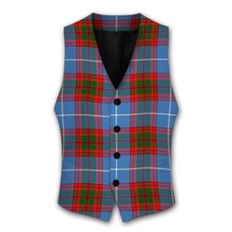 ScotsTee Shop Scottish Sydserf Tartan Waistcoat Sleeveless Suit Vest