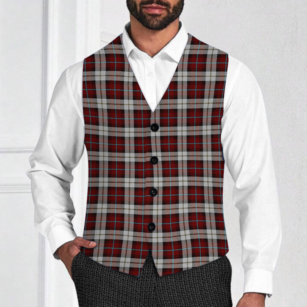 ScotsTee Shop Scottish McCandlish Arisaid Red Tartan Waistcoat Sleeveless Suit Vest