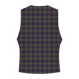 ScotsTee Shop Scottish MacLellan Tartan Waistcoat Sleeveless Suit Vest