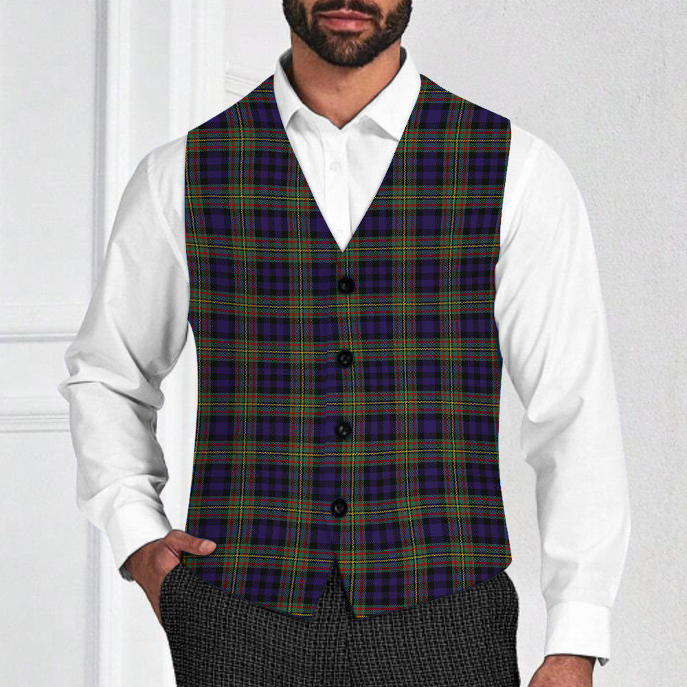 ScotsTee Shop Scottish MacLellan Tartan Waistcoat Sleeveless Suit Vest