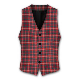 ScotsTee Shop Scottish Ritchie Modern Clan Tartan Waistcoat Sleeveless Suit Vest
