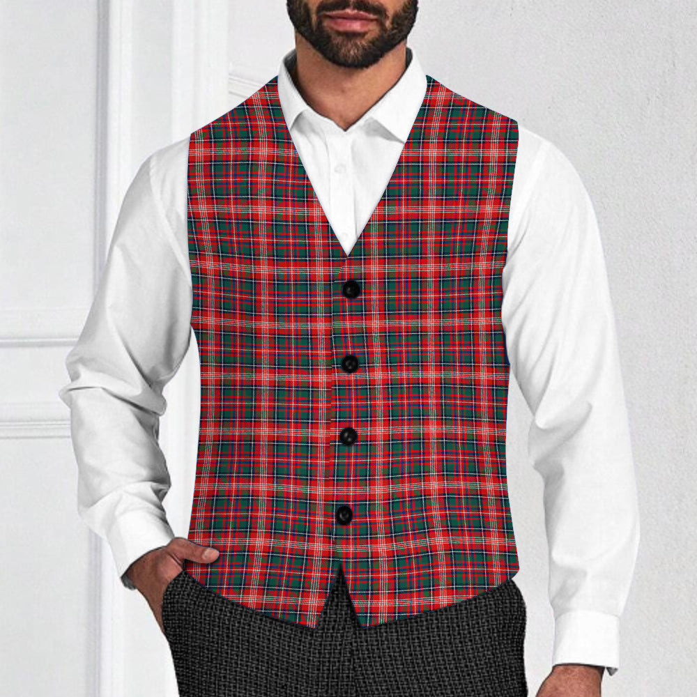 ScotsTee Shop Scottish Ritchie Modern Clan Tartan Waistcoat Sleeveless Suit Vest