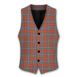 ScotsTee Shop Scottish McFarland Ancient Tartan Waistcoat Sleeveless Suit Vest