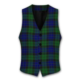 ScotsTee Shop Scottish MacKay 1819 Tartan Waistcoat Sleeveless Suit Vest
