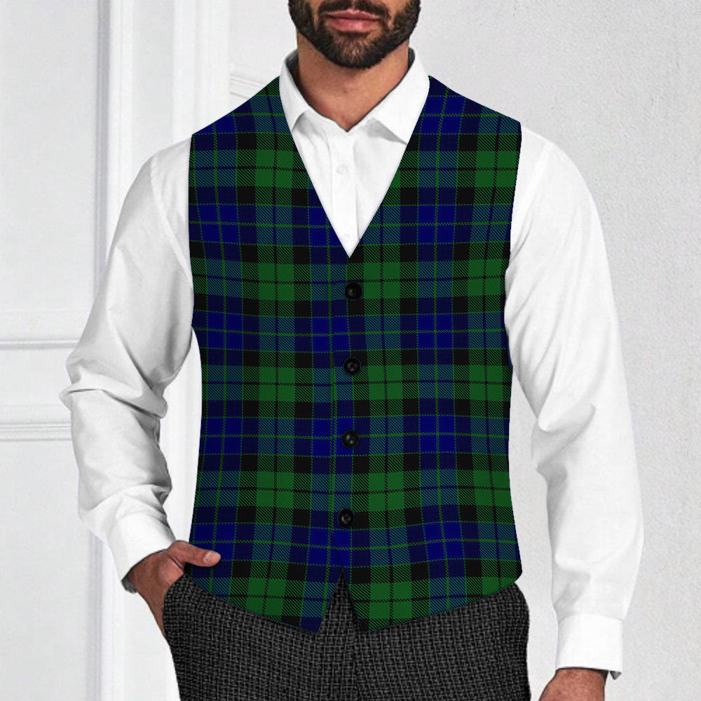 ScotsTee Shop Scottish MacKay 1819 Tartan Waistcoat Sleeveless Suit Vest