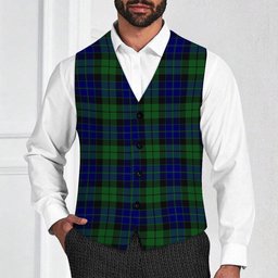 ScotsTee Shop Scottish MacKay 1819 Tartan Waistcoat Sleeveless Suit Vest