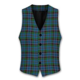 ScotsTee Shop Scottish Stinson Tartan Waistcoat Sleeveless Suit Vest