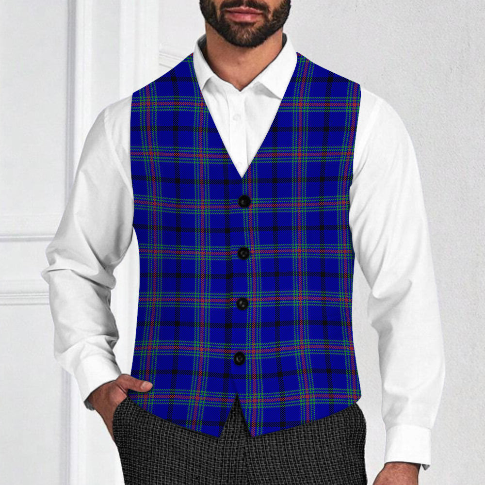 ScotsTee Shop Scottish Kinding Tartan Waistcoat Sleeveless Suit Vest