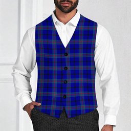 ScotsTee Shop Scottish Kinding Tartan Waistcoat Sleeveless Suit Vest