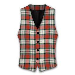 ScotsTee Shop Scottish Rose Dress Ancient Tartan Waistcoat Sleeveless Suit Vest